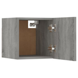 Berkfield Wall Mounted Tv Cabinet Grey Sonoma 30.5X30X30 Cm - thumbnail 9
