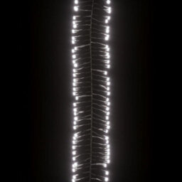 Berkfield Led Cluster String With 400 Leds Cold White 7.4 M Pvc - thumbnail 5