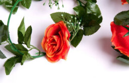 Best Artificial 7Ft Champagne Silk Rose Garland Decoration - Perfect From Home, Office Or Events - thumbnail 6