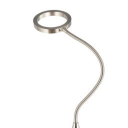 Happy Homewares Modern Nickel Task Floor Lamp With Led Halo Ring And Cct Memory Dimmer - thumbnail 5