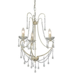 Luminosa Lighting Luminosa Romance 3 Light Multi Arm Chandeliers Cream