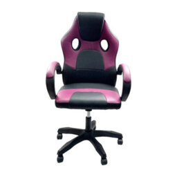 Balck & Purple Luxury Executive Racing Gaming Office Chair Lift Swivel Computer Desk Chairs