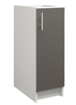 Jd Greta Kitchen Base Unit 300mm Storage Cabinet With Door Shelf 30Cm Dark Grey Matt - image 1