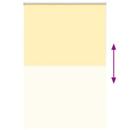 Berkfield Roller Blind Blackout Yellow 155X230 Cm Fabric Width 151.6 Cm Polyester - thumbnail 9