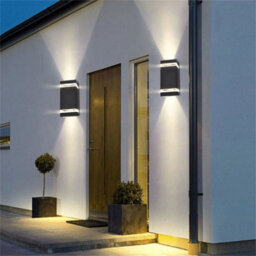 2Pcs Warm Up Down Lights Led Wall Lights Security Garden Outdoor Porch Front Doo - thumbnail 6