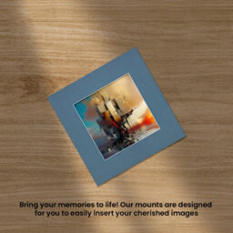 Ak Frames 8X8 Pompadour Picture Mounts To Fit 5X5 Aperture Size - Mount Board Only (No Frame Included) - thumbnail 5