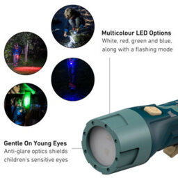 Ledlenser Kidbeam4 Aaa Battery 70 Lumen Safe Robust Rgb Light Led Hand Torch For Camping And Night Time Fun - thumbnail 2