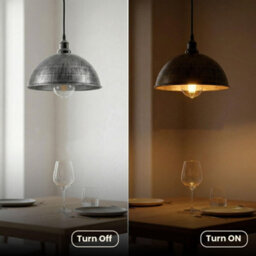 Ledsone Metal Ceiling 21Cm Pendant Light - Easy Fit Light E27 - Modern Ceiling Lighting - thumbnail 5