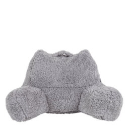 Icon Cuddle Cushion And Kids Kingston Rabbit Faux Fur Classic Bean Bag, Light Grey - thumbnail 5