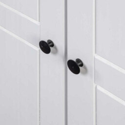 Berkfield Stylish Wardrobe White 80X50X171.5 Cm Solid Pine Panama Range - thumbnail 5