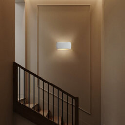 Harper Living Wall Lights,  Indoor Wall Sconce Lamp With White Oval Ceramic Shade, Plaster Wall Light For Bedroom, Living Room - thumbnail 4