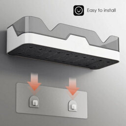 Self Adhesive Bathroom Shower Caddy Shelf Rack Storage Organiser & Wall Sticker - thumbnail 2
