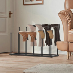 Wellington Boot Rack 6 Pairs Two-Tier Boot Stand Steel Shoe Rack Indoor&outdoor - thumbnail 7