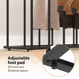 Wellington Boot Rack 6 Pairs Two-Tier Boot Stand Steel Shoe Rack Indoor&outdoor - thumbnail 4