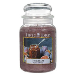 Price's Candles Prices Fragrance Collection Fig & Plum Large Jar Candle - thumbnail 1