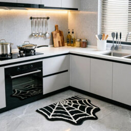 Spider Web Bath Mat, 50X80Cm Halloween Bath Mat, Halloween Rug Spooky Halloween Vibes To Your Bathroom, Non-Slip, Quick Absorbing - thumbnail 5