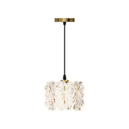 Darphe Modern Transparent Glass Pendant Single Light - thumbnail 2