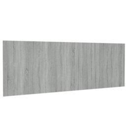Berkfield Wall Headboard Grey Sonoma 240X1.5X80 Cm Engineered Wood - thumbnail 2