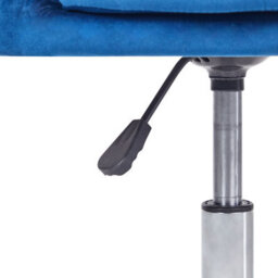 Beliani Desk Chair Monticello Velvet Blue - thumbnail 8