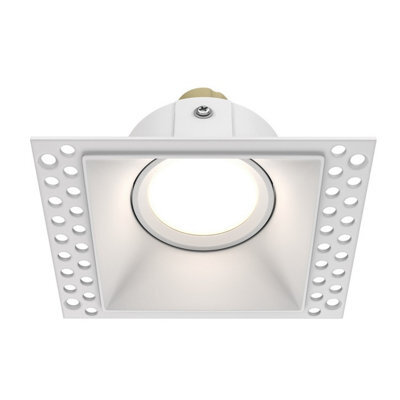 Luminosa Lighting Luminosa Dot Square Trimless Recessed Downlight White 1Xgu10 - image 1