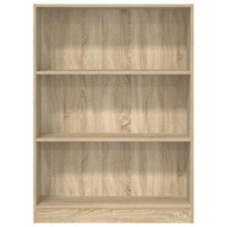 Berkfield Versatile Bookcase Sonoma Oak 80X24X109 Cm Engineered Wood - thumbnail 5