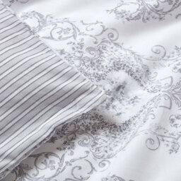 Homescapes Grey French Toile Patterned Duvet Cover Set, Double - thumbnail 5