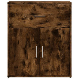 Berkfield Sideboard Smoked Oak 60X31X70 Cm Engineered Wood - thumbnail 5