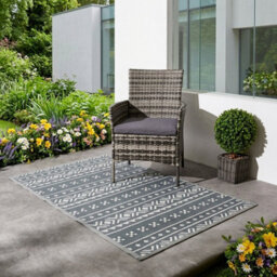 Lunaria Abstract Patterned Outdoor Rug
