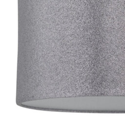 First Choice Lighting Silvery Grey Glitter 15Cm Table Lamp Shade - thumbnail 2