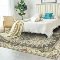Ameha Willow Grey Cashmere Rugs Nonslip Indoor/outdoor Area 120 X 170 Cm Carpets Soft Short Pile For Bedroom Rug - thumbnail 5