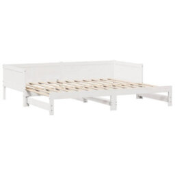 Berkfield Daybed With Trundle And Drawers Without Mattress White 90X190 Cm Single - thumbnail 5