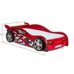 Julian Bowen Scorpion 90Cm Single Red Racer Car Bed - thumbnail 6