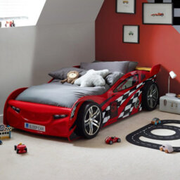 Julian Bowen Scorpion 90Cm Single Red Racer Car Bed - thumbnail 1