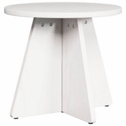 Berkfield Coffee Table 3 Pcs White Solid Pine Wood - thumbnail 6