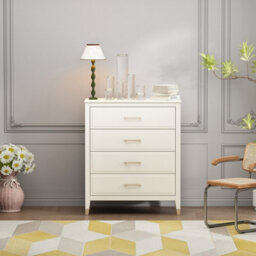 Palazzi 4 Drawer Chest Of Drawers White - thumbnail 2