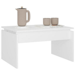 Walplus Coffee Table White 68X50X38 Cm Engineered Wood - thumbnail 4