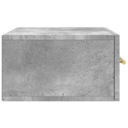 Berkfield Wall-Mounted Bedside Cabinet Concrete Grey 35X35X20 Cm - thumbnail 7