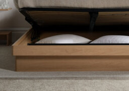 Beech Effect Ottoman Bed - Double - thumbnail 6