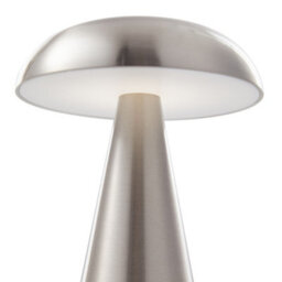 Komore Creative Mushroom Desk Lamp Touch Dimmable 3W Led-Silver - thumbnail 5