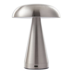 Komore Creative Mushroom Desk Lamp Touch Dimmable 3W Led-Silver - thumbnail 3