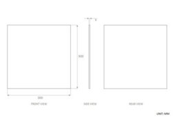 W Waterstone Mirrors & Frames 30 X 30Cm Glass Mirror Tiles Pack Of  8 - thumbnail 5