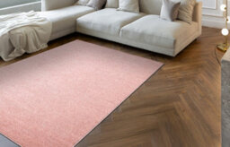 RugsX Eton Plus Carpet Blush Pink, One-Color, Uniform, Plain 400X400 Cm - thumbnail 5