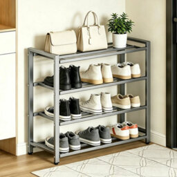 4 Tier Shoe Storage Rack Organizer Stand Shelf Footwear Unit - thumbnail 4