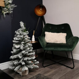 Samuel Alexander 3Ft (90Cm) Mini Imperial Snowy Christmas Tree In Jute Bag - thumbnail 5