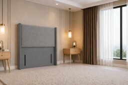 "Nexus Portofino Plush Divan, Steel, 54"" Winged Hb, No Drawers, Open Coil Mattress, Double" - thumbnail 6