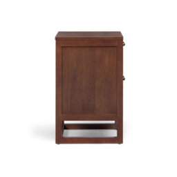 Teamson Home Hatteras Bedside Table 2 Drawer Nightstand, Walnut - thumbnail 7