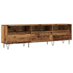 Berkfield Sturdy Tv Cabinet Old Wood 150X30X44.5 Cm Engineered Wood - thumbnail 1