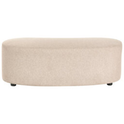 Beliani Modern Ottoman Amal Fabric Beige - thumbnail 4