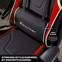 X Rocker Agility Compact Ergonomic Esports Gaming Chair For Juniors - Black / Red - thumbnail 5