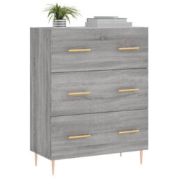 Berkfield Classic Sideboard Grey Sonoma 69.5X34X90 Cm Engineered Wood - thumbnail 3